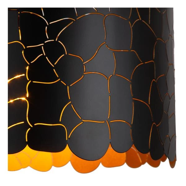Lucide ALMELO - Lámpara colgante - Ø 40 cm - 1xE27 - Negro - detalle 2